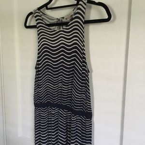 LOFT Sleeveless Maxi Dress, Navy, Small